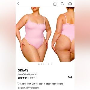 SKIMS Lace Valentines Bodysuit